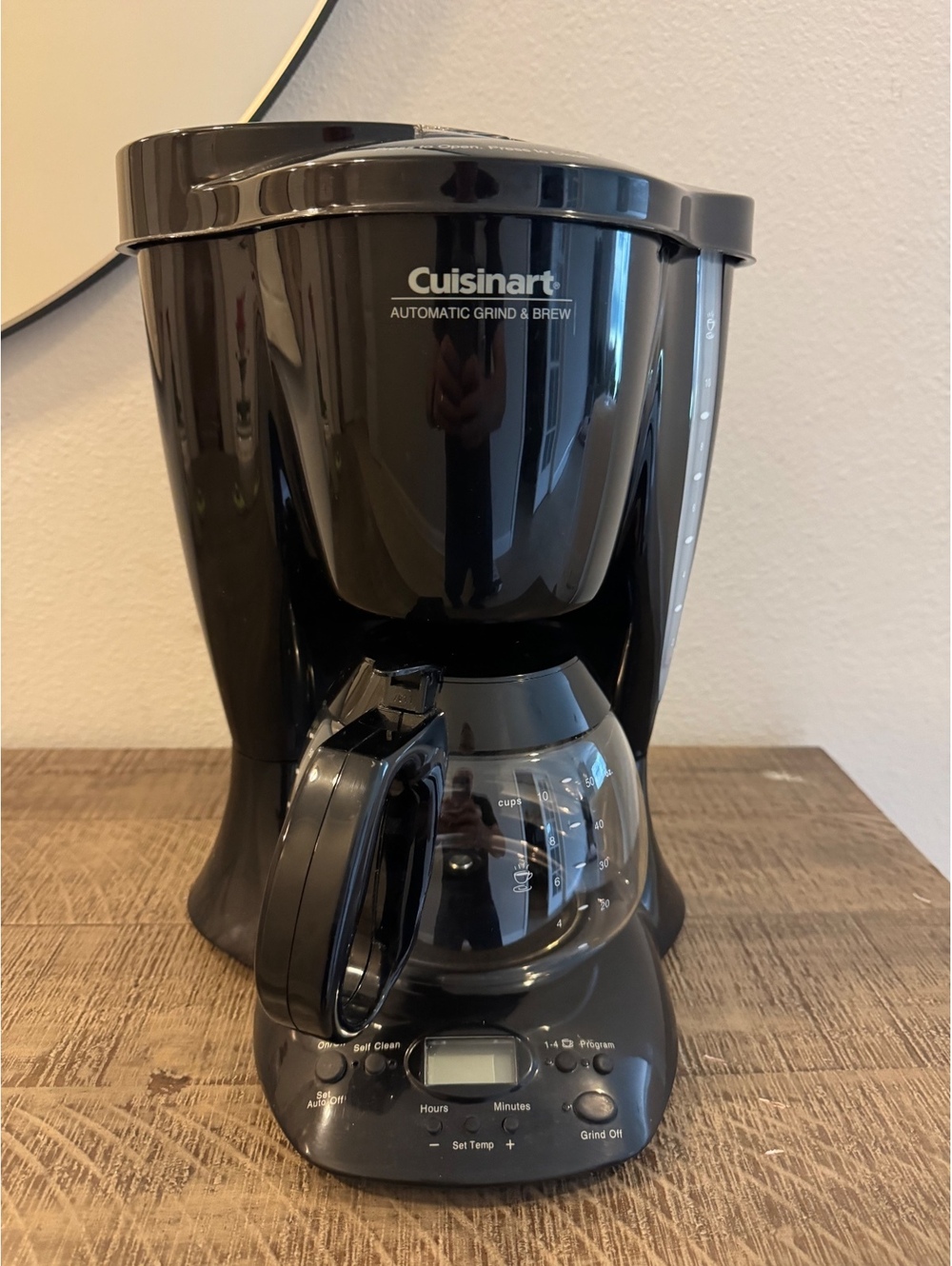 Cuisinart DGB-300BK Automatic Grind & Brew 10-Cup Coffee Maker Black w/ Manual